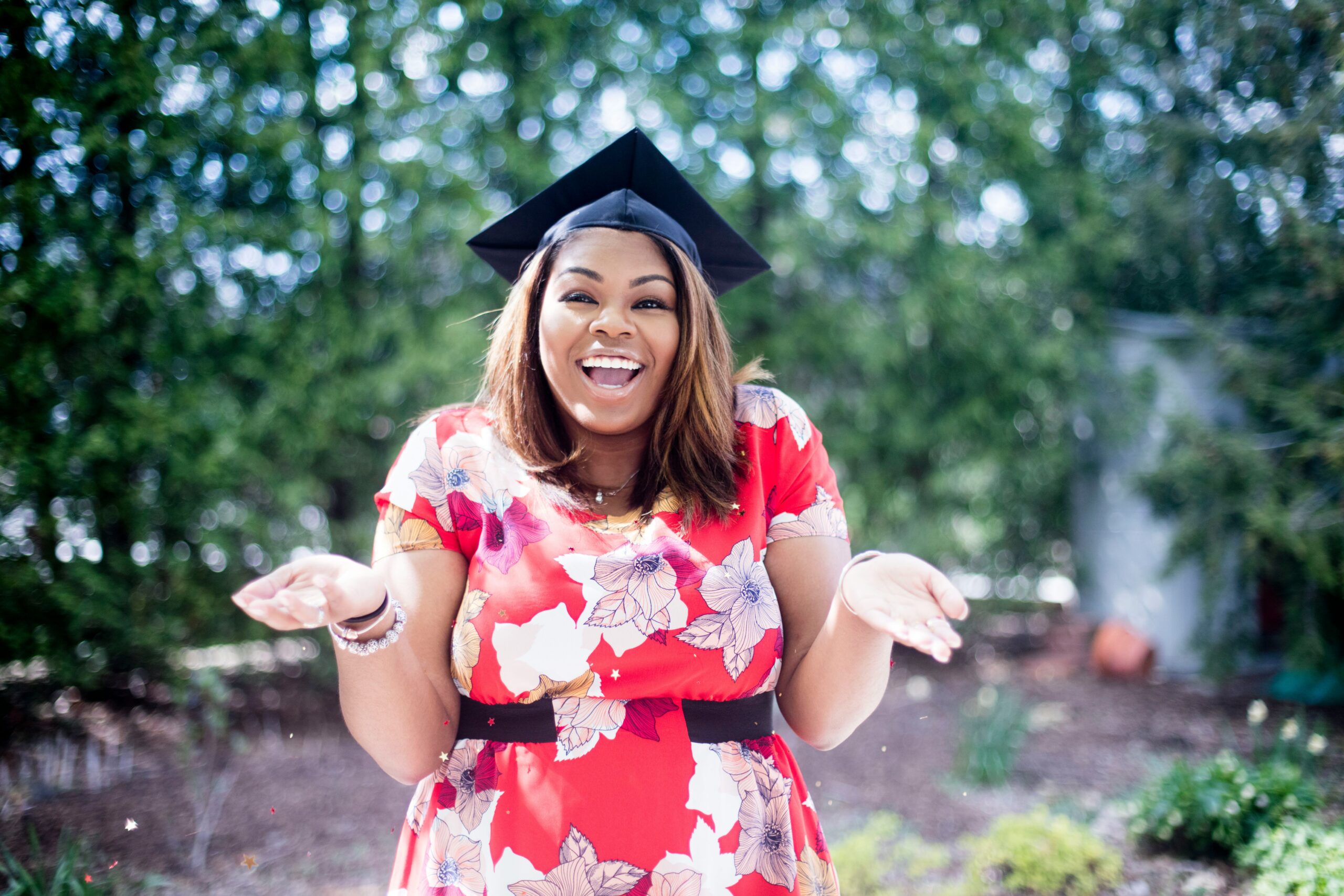 Black college graduate