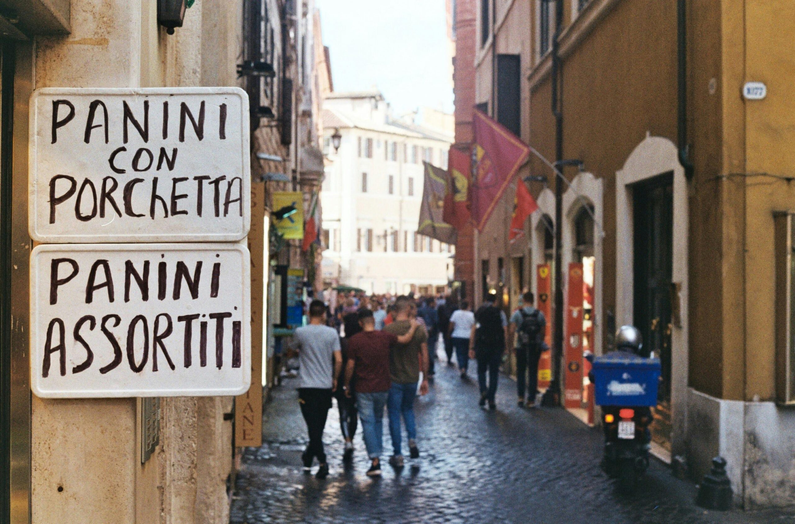 Panini shop in Italy